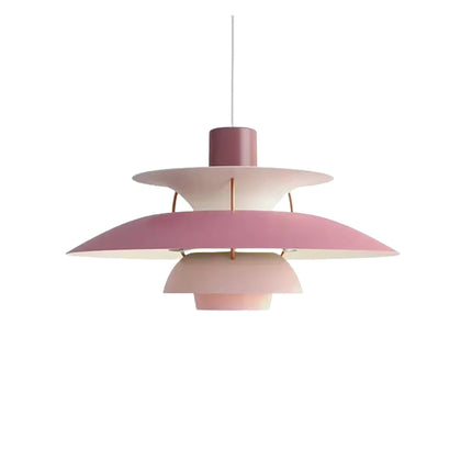 Modern Umbrella Simple Led Pendant Lights Pink