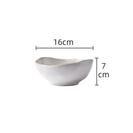 Personality Creative Irregular Ceramic Dishes F