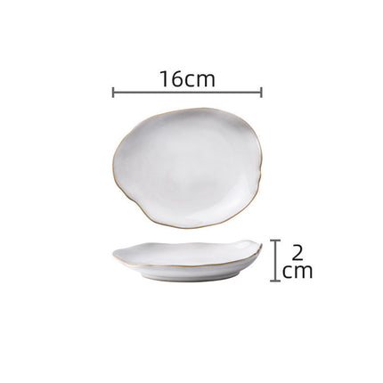 Personality Creative Irregular Ceramic Dishes I