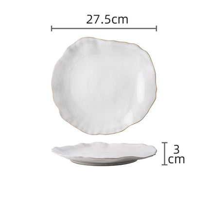 Personality Creative Irregular Ceramic Dishes C