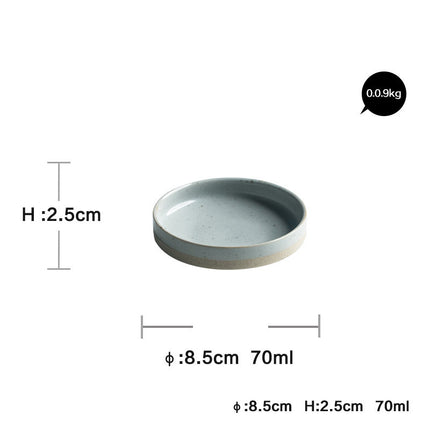 Household Dinner Plate, Flat Plate, Bowl And Plate Set Small sauce plate 8.5cm