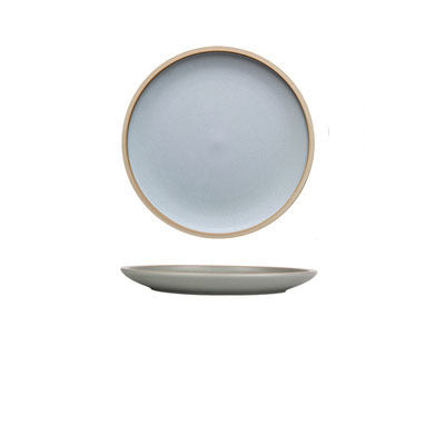 Pure color matte ceramic plate Blue 10 inches