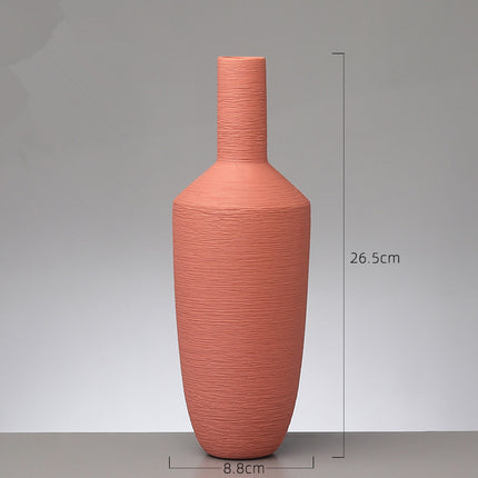 European ins small ceramic vase Red