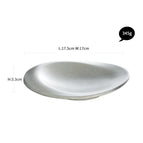 Light grey small plate