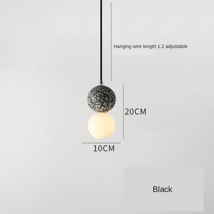 Nordic Ins Modern Cement Terrazzo Small Chandelier