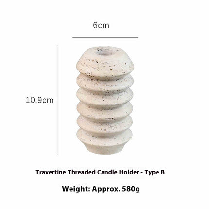 Creative Nordic Cave Thread Candle Holder Natural Decorative Ornaments Type B