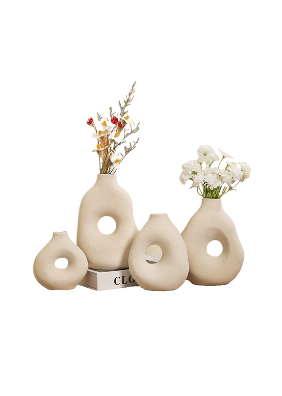 Ceramic Simple Vase Decoration Living Room Flower Arrangement Home Decoration