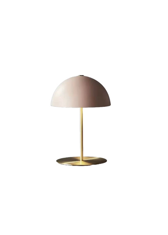 Danish Inspired Art Design Creative Mushroom Desk Lamp Beige
