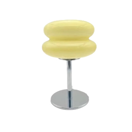 Bauhaus Macaron mushroom Glass Table Lamp Yellow