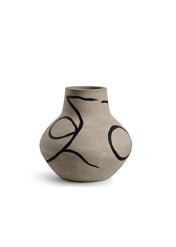 Nordic Style Handmade Ceramic Vase Model Room