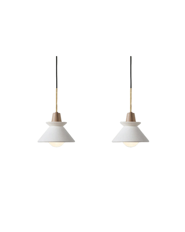Nordic Creative Wooden Style Cement Pendant Light