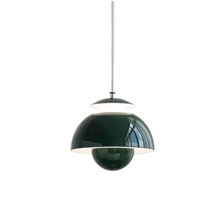 Semicircle Modern Hanging Lamp Green Warm white