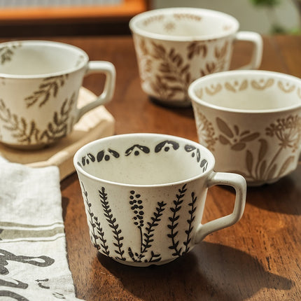 Minimalist Nordic Ceramic Home Hand-painted Mugs