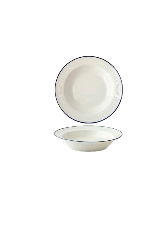 Simple Straw Hat Bowl Ceramic Pasta Dish