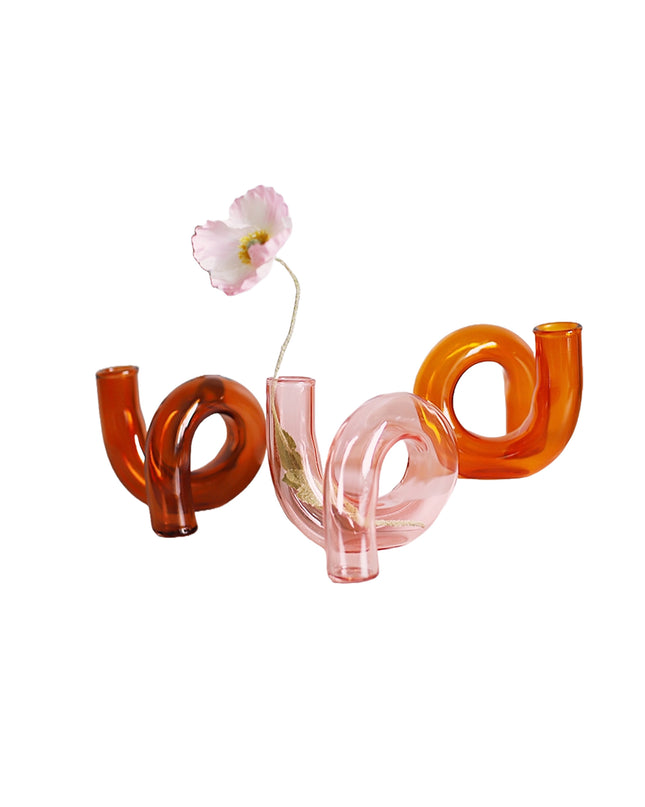 Creative Glass Flower Arrangement Hydroponic Bottle Furniture Model Room