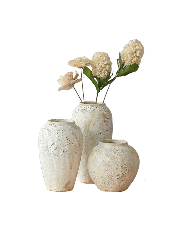 Dried flowers ceramic flower arrangement vase