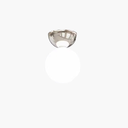 Bauhaus Dome Ceiling Lamp Silver