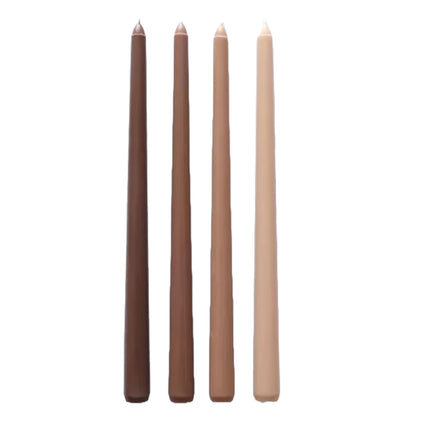 Colourful candles Brown
