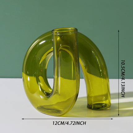 Creative Glass Flower Arrangement Hydroponic Bottle Furniture Model Room