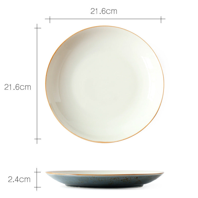 Household European-style Simple Ceramic Tableware N