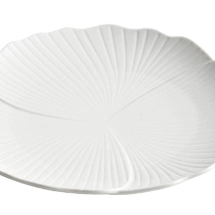 Ceramic Advanced White Deep Plates Dessert Plate Apricot Leaf Shallow Plate