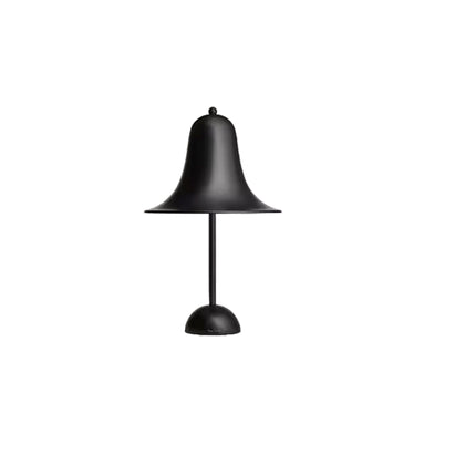 Danish Inspired Bell Table Lamp Desk Light with Plug and Switch Black