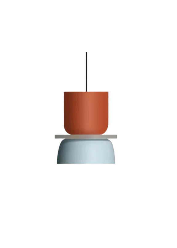 Modern Pendant Led Lamp Orange - Blue