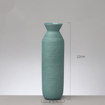 European ins small ceramic vase Blue