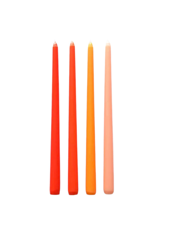 Colourful candles