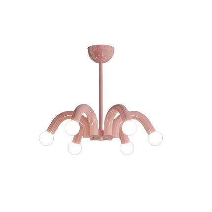 Modern Art Deco Pendant Lamp Pink