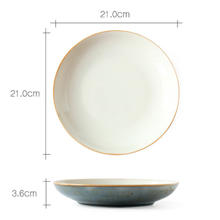 Household European-style Simple Ceramic Tableware L