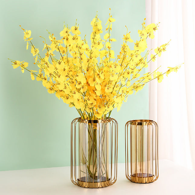 Dining Table Wrought Iron Vase Model Room Decoration Ornaments