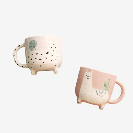 Animal Paradise Soft Cute Cup Cute Cartoon Alpaca Water Cup