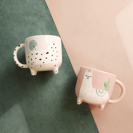 Animal Paradise Soft Cute Cup Cute Cartoon Alpaca Water Cup