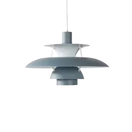 Modern Umbrella Simple Led Pendant Lights Grey
