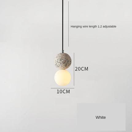 Nordic Ins Modern Cement Terrazzo Small Chandelier