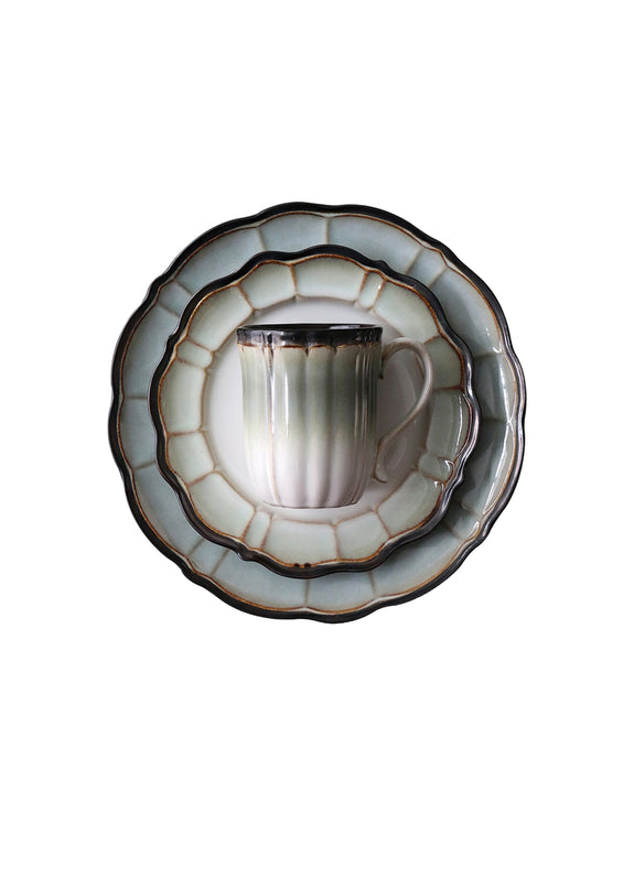 Lotus Pond Moonlight American Creative Ceramic Bowl Cup Set