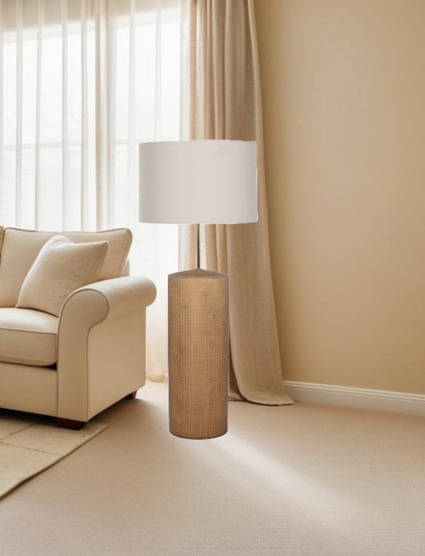 Floor Lamp Brown Beige