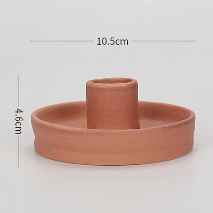 Tray Aromatherapy Candle Pedestal Decoration Straight base powder