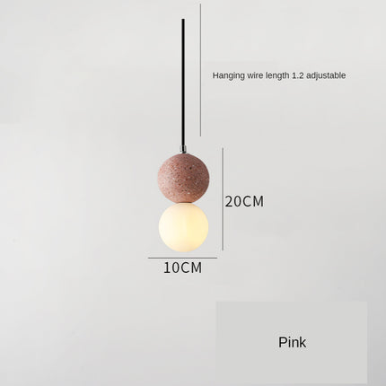 Nordic Ins Modern Cement Terrazzo Small Chandelier