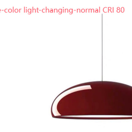 Danish Orange Restaurant Pendant Lamp Red threecolor index 80 45cm