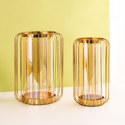 Dining Table Wrought Iron Vase Model Room Decoration Ornaments