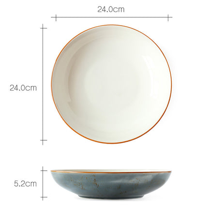 Household European-style Simple Ceramic Tableware M