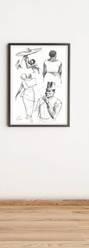 Elton Fax - West Africa Vignettes Pl.20 Poster
