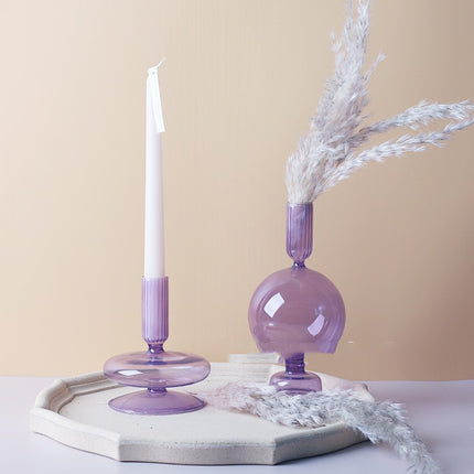 Nordic Creative Glass Candle Holder