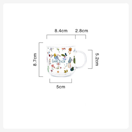 Original Printing Glass Heat Resistant Glasshousehold Creative Glass Creative Glass Water Glass Short