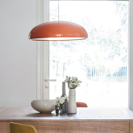 Danish Orange Restaurant Pendant Lamp Orange white light 60cm