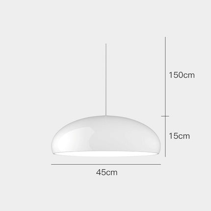Danish Orange Restaurant Pendant Lamp