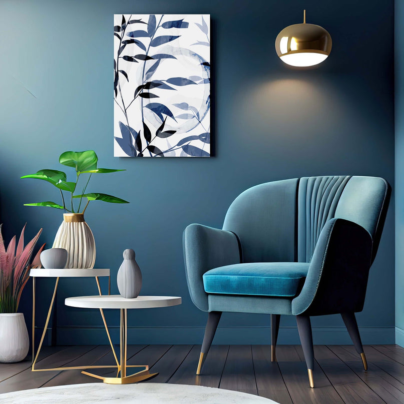 Abstract Floral Shapes No 1 Poster