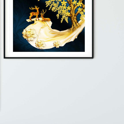Abstract Graphic Forest Poster